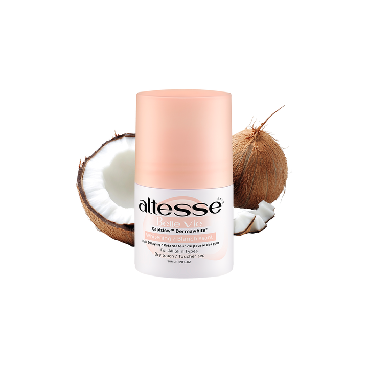 Whitening and Hair Delaying Roll-On Deodorant  Belle vie 50Ml (Coconut and Oud scent)