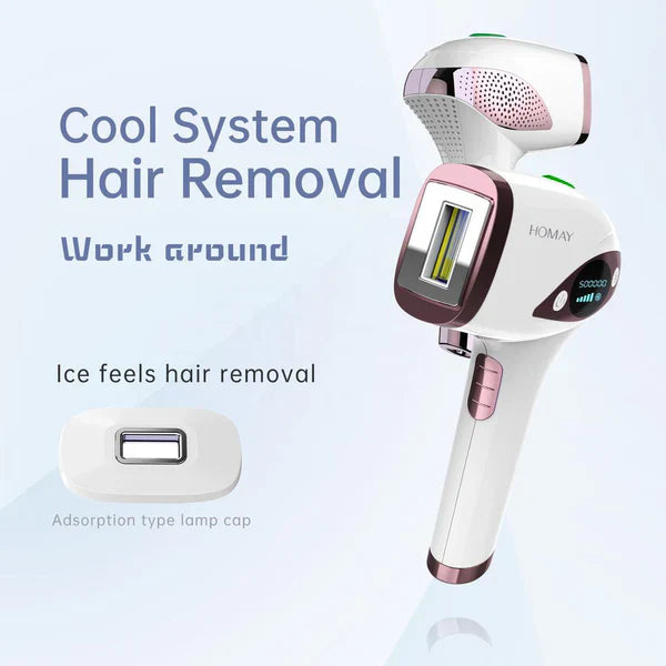 Mlay T4 IPL Hair removal - With Ice cooling touch - Rose Gold