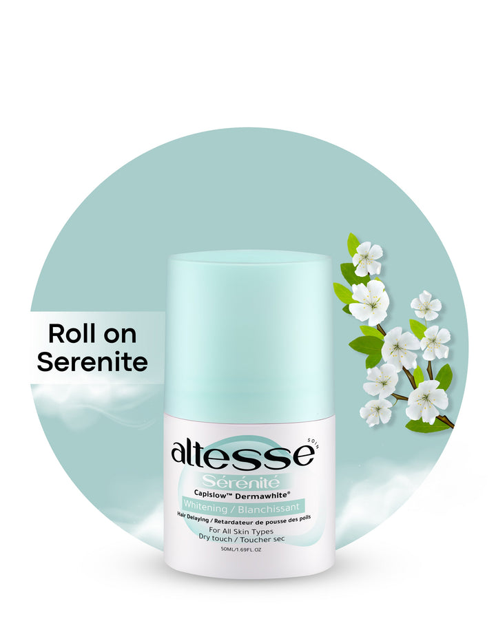 Whitening and Hair Delaying Roll-On Deodorant  Sérénité 50Ml (sheer powder Scent)