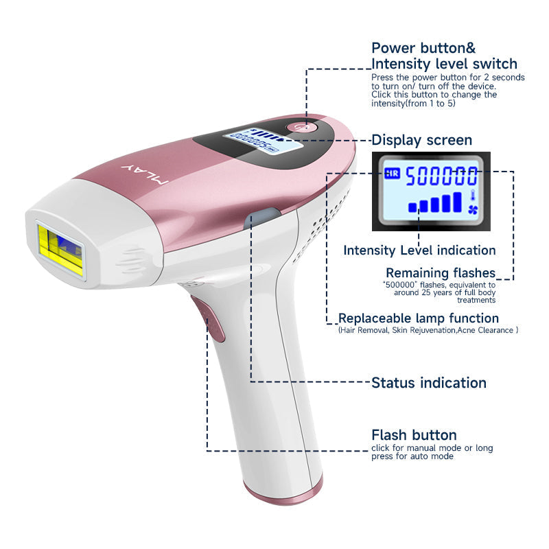 Mlay T3 IPL Hair removal - Rose Gold